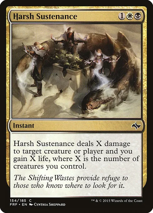 Harsh Sustenance · Fate Reforged 154/191