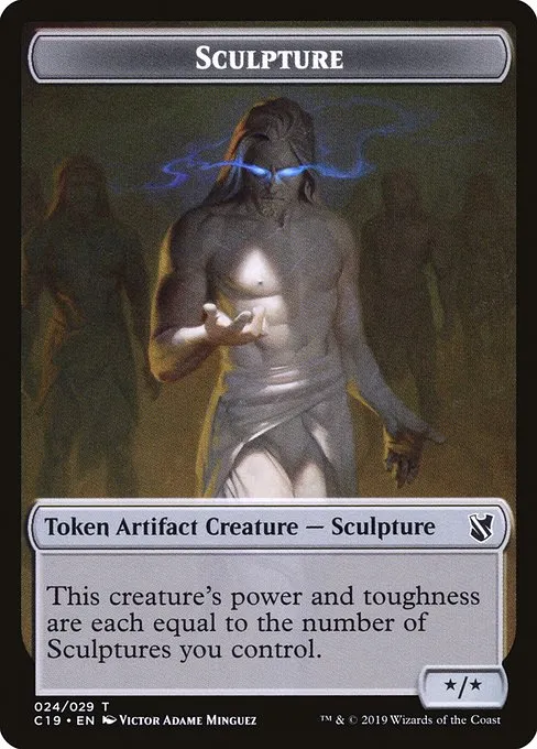 Sculpture · Commander 2019 Tokens 24/29