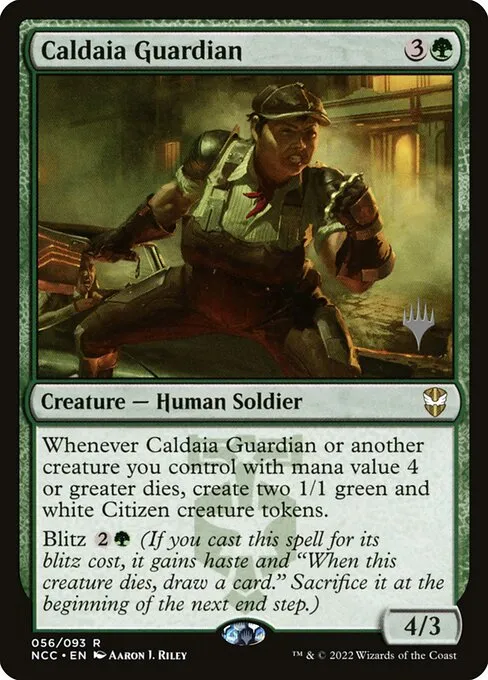 Caldaia Guardian · New Capenna Commander Promos 56p/75