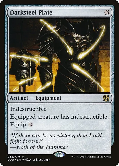 Darksteel Plate · Duel Decks: Elves vs. Inventors 52/76