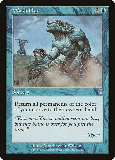 Wash Out · Invasion 87/354