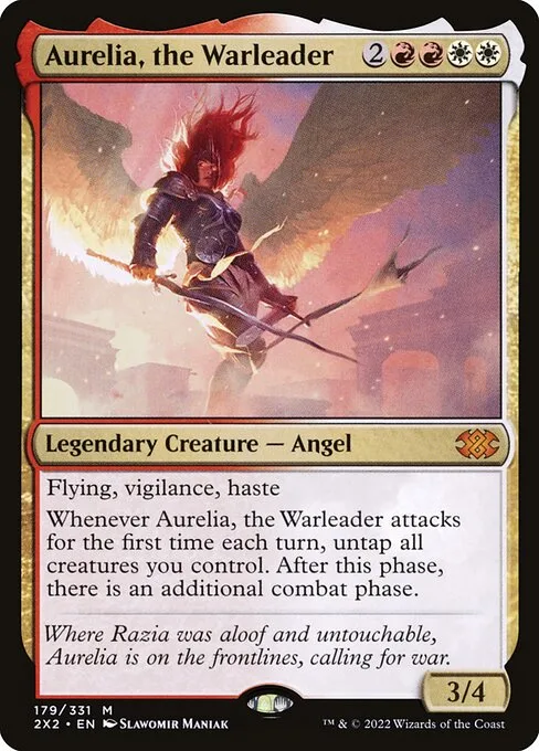 Aurelia, the Warleader · Double Masters 2022 179/579