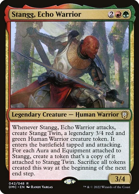 Stangg, Echo Warrior · Dominaria United Commander 42/240