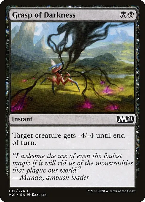 Grasp of Darkness · Core Set 2021 102/397