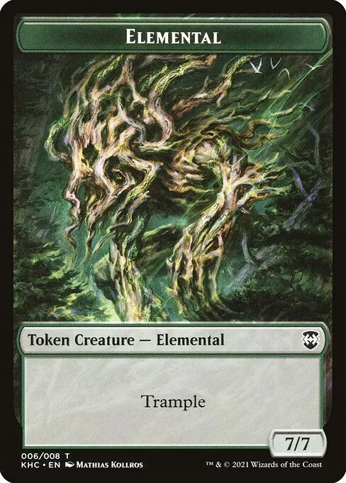 Elemental · Kaldheim Commander Tokens 6/8