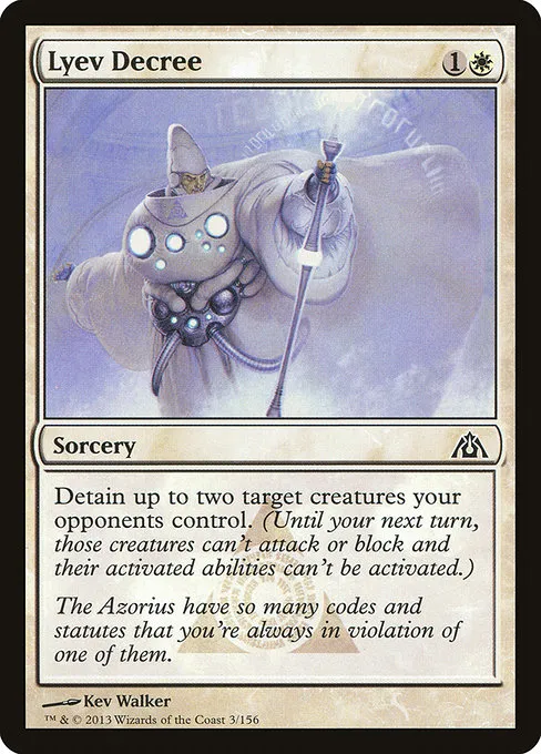Lyev Decree · Dragon's Maze 3/156
