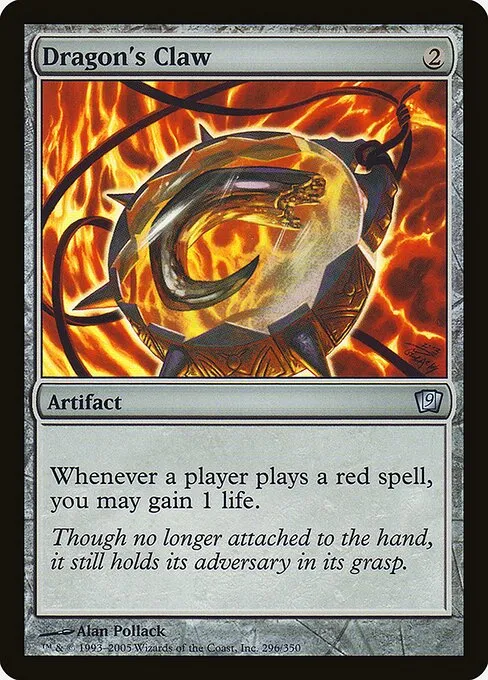 Dragon's Claw · Ninth Edition 296★/710