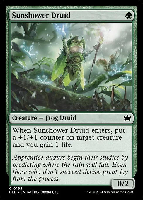 Sunshower Druid · Bloomburrow 195/398