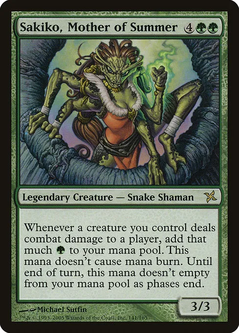 Sakiko, Mother of Summer · Betrayers of Kamigawa 141/165