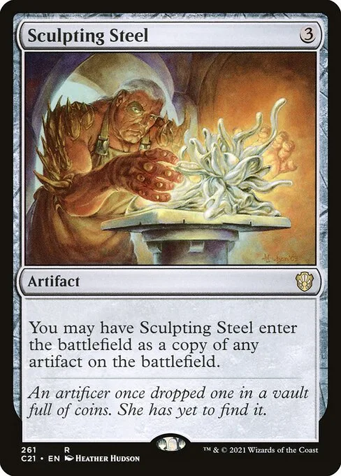 Sculpting Steel · Commander 2021 261/409