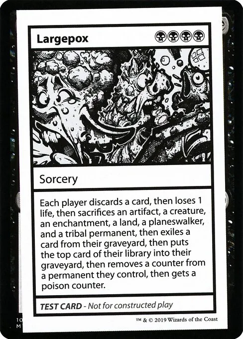 Largepox · Mystery Booster Playtest Cards 2021 44/121