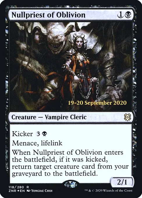Nullpriest of Oblivion · Zendikar Rising Promos 118s/153