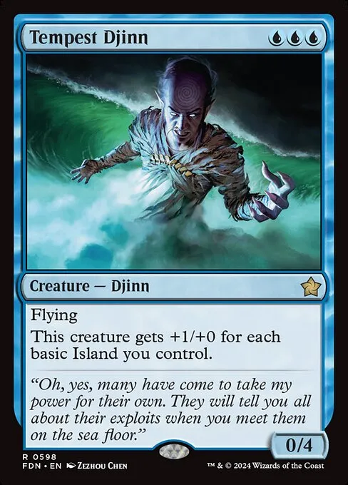 Tempest Djinn · Foundations 598/771