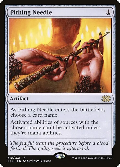Pithing Needle · Double Masters 2022 312/579