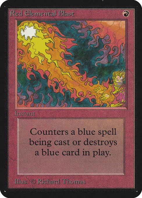 Red Elemental Blast · Limited Edition Alpha 169/295