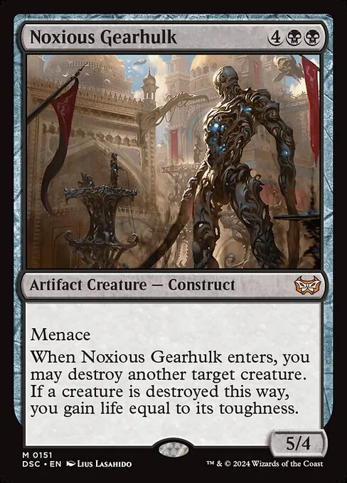 Noxious Gearhulk · Duskmourn: House of Horror Commander 151/373