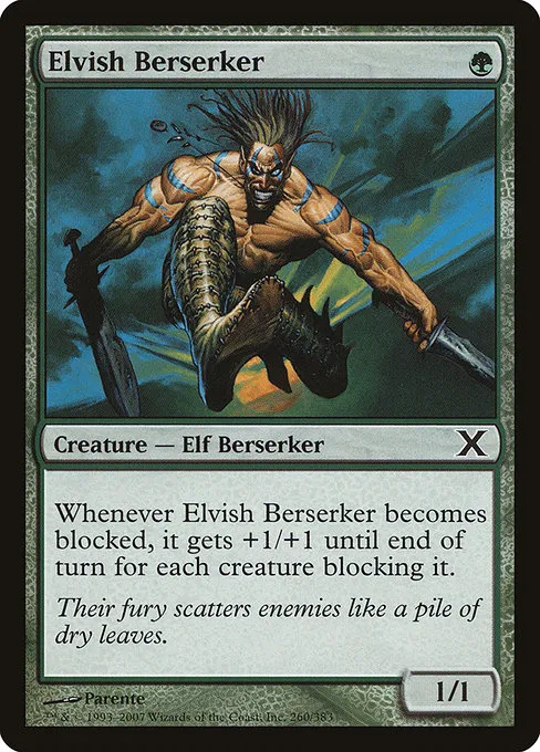 Elvish Berserker · Tenth Edition 260/510