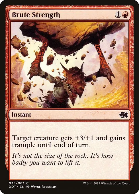 Brute Strength · Duel Decks: Merfolk vs. Goblins 35/63