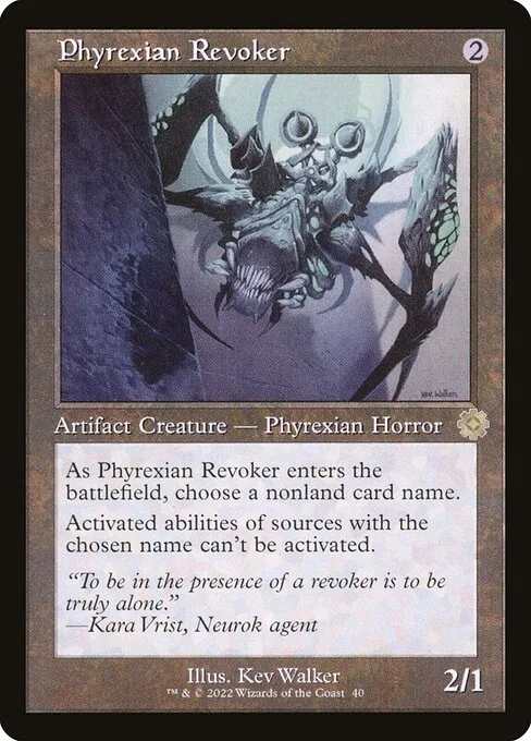 Phyrexian Revoker · The Brothers' War Retro Artifacts 40/189
