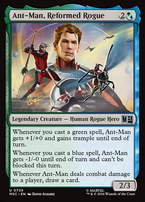 Ant-Man, Reformed Rogue · Marvel Super Heroes Commander 739/9