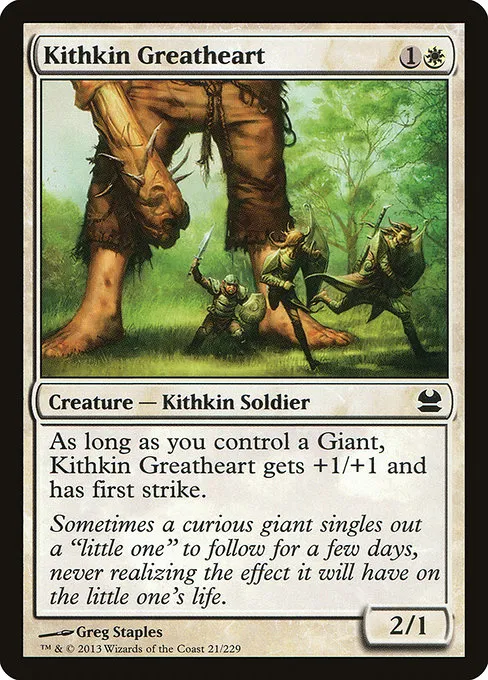 Kithkin Greatheart · Modern Masters 21/229