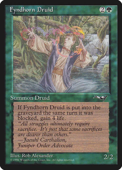 Fyndhorn Druid · Alliances 90a/199