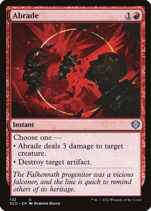 Abrade · Starter Commander Decks 122/352