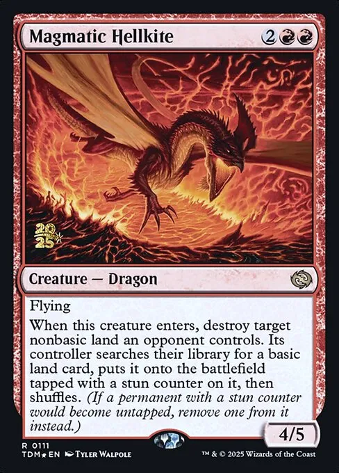 Magmatic Hellkite · Tarkir: Dragonstorm Promos 111s/160