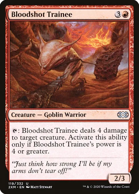 Bloodshot Trainee · Double Masters 119/384