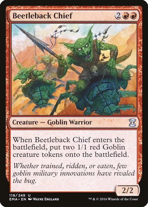 Beetleback Chief · Eternal Masters 119/249