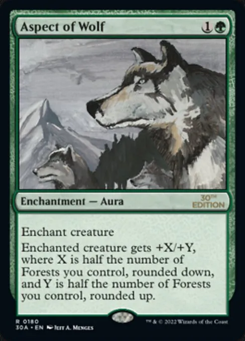 Aspect of Wolf · 30th Anniversary Edition 180/594