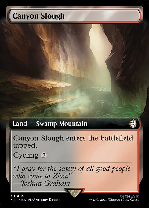 Canyon Slough · Fallout 489/1068