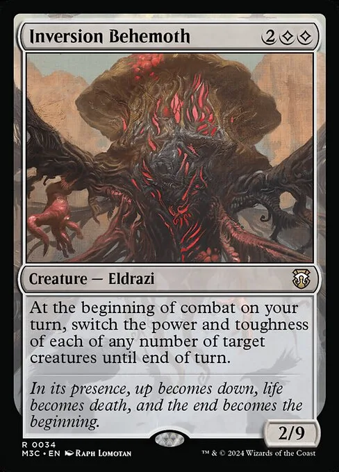 Inversion Behemoth · Modern Horizons 3 Commander 34/398