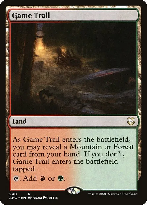 Game Trail · Forgotten Realms Commander 240/331