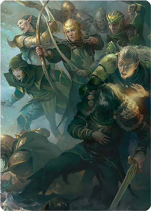Galadhrim Brigade // Galadhrim Brigade · Tales of Middle-earth Scene Box 12/24