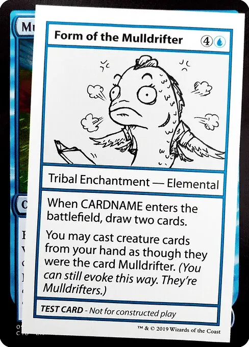 Form of the Mulldrifter · Mystery Booster Playtest Cards 2021 22/121
