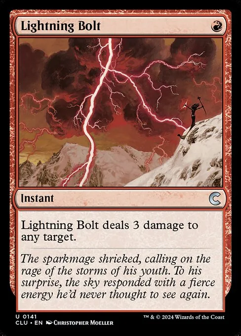 Lightning Bolt · Ravnica: Clue Edition 141/284