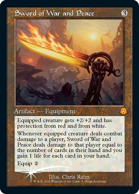 Sword of War and Peace · Judge Gift Cards 2023 5/10