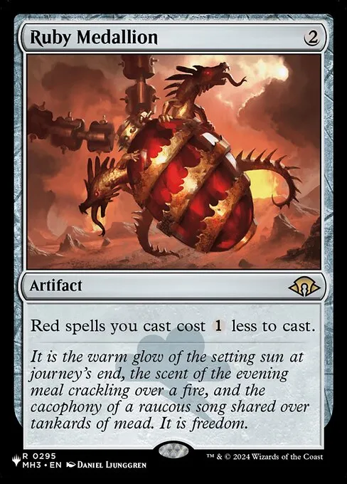 Ruby Medallion · The List MH3-295/5050