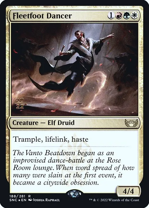 Fleetfoot Dancer · Streets of New Capenna Promos 188s/161