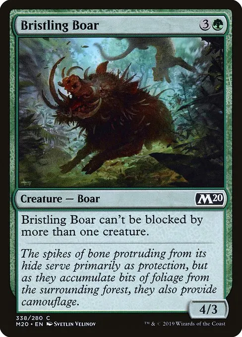 Bristling Boar · Core Set 2020 338/346