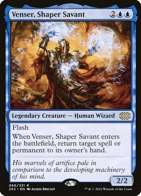 Venser, Shaper Savant · Double Masters 2022 66/579