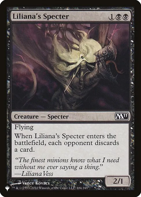 Liliana's Specter · The List M11-104/5050