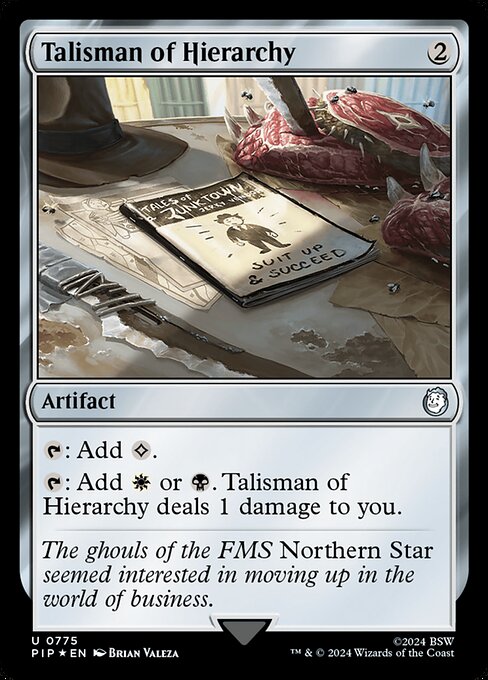 Talisman of Hierarchy · Fallout 775/1068