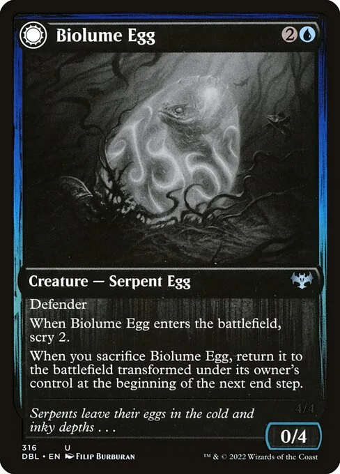 Biolume Egg // Biolume Serpent · Innistrad: Double Feature 316/535