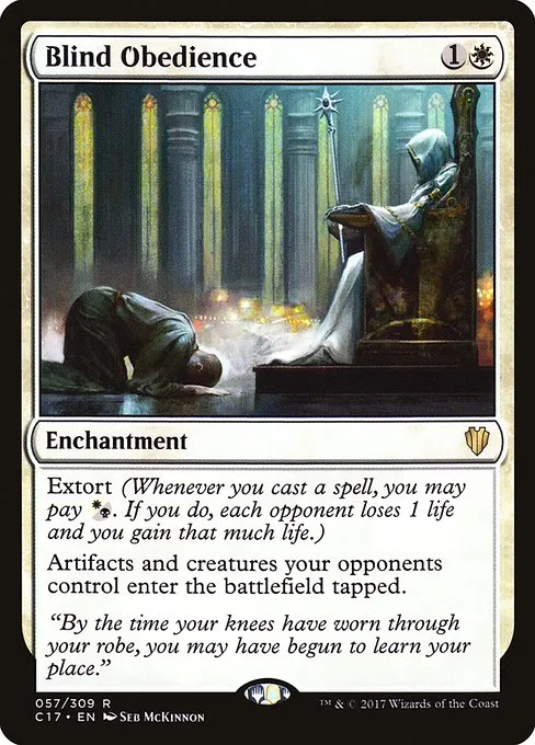 Blind Obedience · Commander 2017 57/309