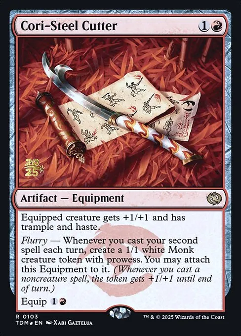 Cori-Steel Cutter · Tarkir: Dragonstorm Promos 103s/160