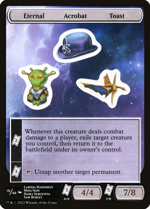 Eternal Acrobat Toast · Unfinity Sticker Sheets 19/48