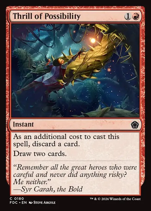 Thrill of Possibility · Foundations Commander 180/3