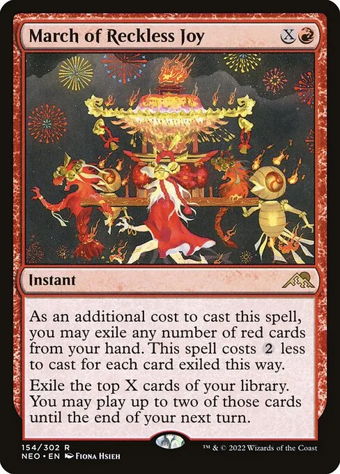March of Reckless Joy · Kamigawa: Neon Dynasty 154/531